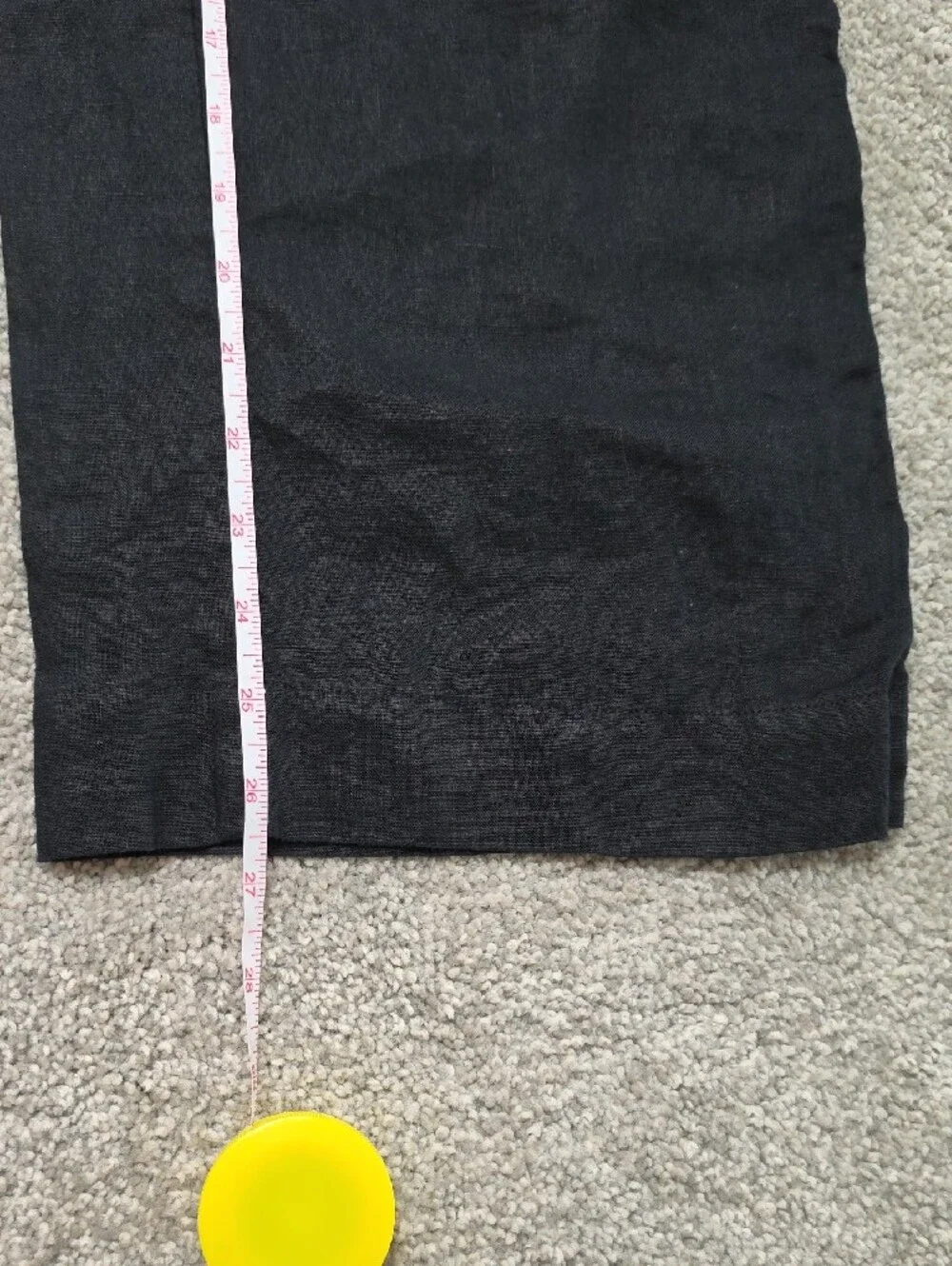 Quince Black Linen Wide-Leg Pants
